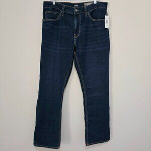 NWT Buffalo David Bitton Slim Bootcut Jeans 36x32 Blue